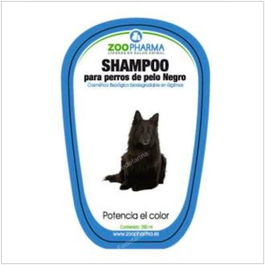 ZOOPHARMA VET Champú Pelo Negro para Perros, Antilágrimas e Hipoalergénico, 250ml