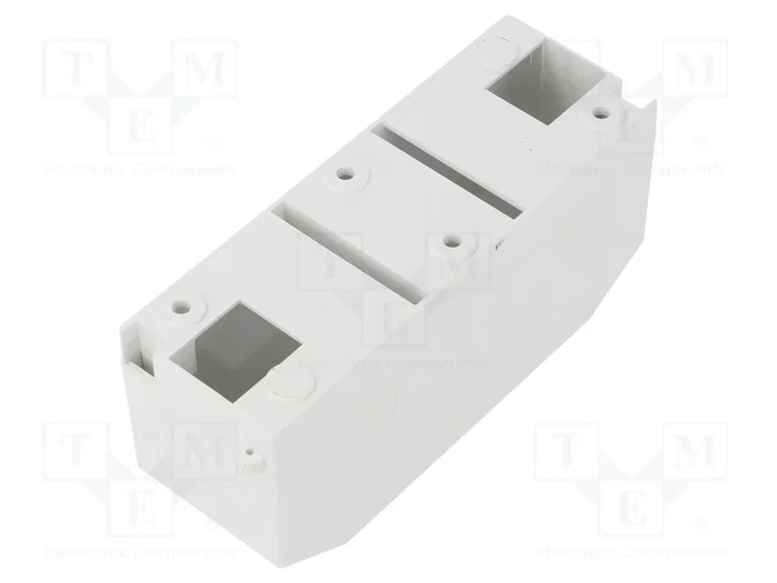 ELEKTRO-PLAST NASIELSK Carcasa MIKRO para 2 módulos, sin tapa, blanca ELEKTRO-PLAST NASIELSK Carcasa MIKRO para 2 módulos, sin tapa, blanca