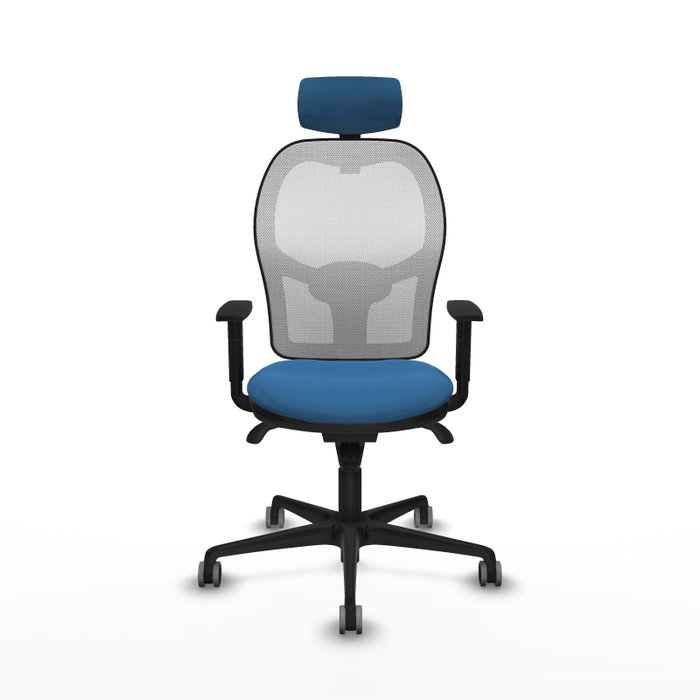 PIQUERAS Y CRESPO Silla de oficina Jorquera Azul claro y Blanco PIQUERAS Y CRESPO Silla de oficina Jorquera Azul claro y Blanco