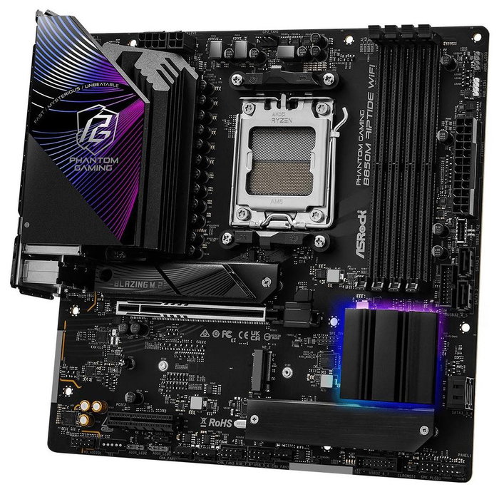 ASRock Phantom Gaming B850M Riptide WiFi AM5 micro ATX DDR5