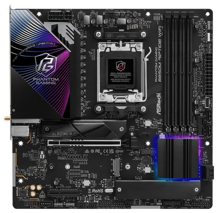 ASRock Phantom Gaming B850M Riptide WiFi AM5 micro ATX DDR5