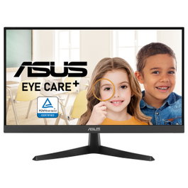 ASUS VY229Q Eye Care+ Monitor 21.5" FHD (1920 x 1080) IPS, 75Hz, 1ms, AMD FreeSync, HDMI, DisplayPort, Negro, Tecnología Low Blue Light
