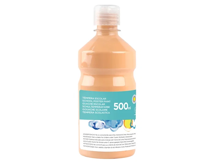 Liderpapel Témpera escolar color carne 500 ml Liderpapel Témpera escolar color carne 500 ml