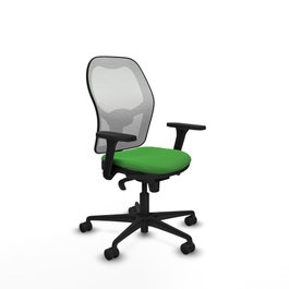 PIQUERAS Y CRESPO Silla de oficina Jorquera Verde y Blanco