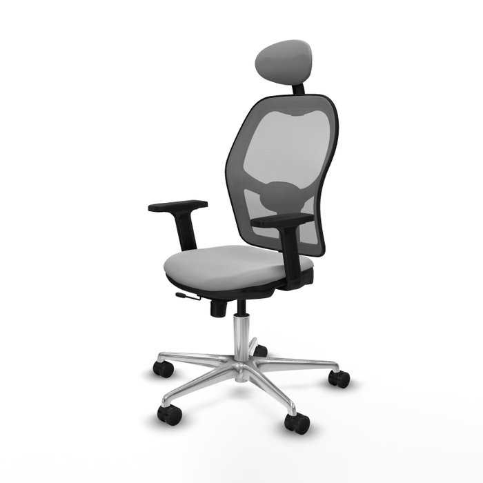 PIQUERAS Y CRESPO Silla de oficina Jorquera con mecanismo Sincro/Traslack Gris