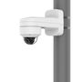 Hanwha Soporte a Pared/Poste para Cámaras Wisenet, Compatible con QNV-C8083R, XND-C6083RV, XNV-C6083R, XNV-6083R, PNV-A9081R, XNV-6083RZ, PNM-C16013RVQ, PNM-C16083RVQ, PNM-9084RQZ