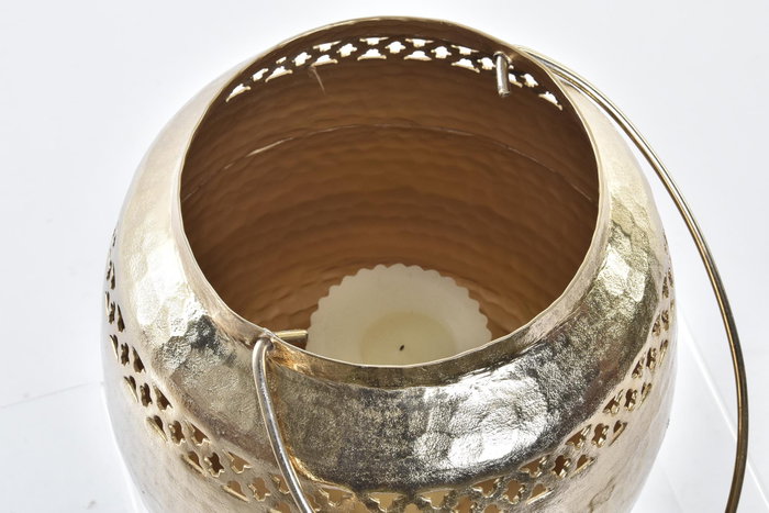 DKD Home Decor Zaatar Portavelas Árabe Cobre Dorado Aluminio 21 x 21 x 21 cm (2 Unidades) DKD Home Decor Zaatar Portavelas Árabe Cobre Dorado Aluminio 21 x 21 x 21 cm (2 Unidades)