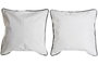 DKD Home Decor Funda Cojín Poliéster 45x45x1 cm, 2 Surtido Multicolor