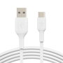 Belkin CAB001BT2MWH Cable USB-A a USB-C 2m Blanco