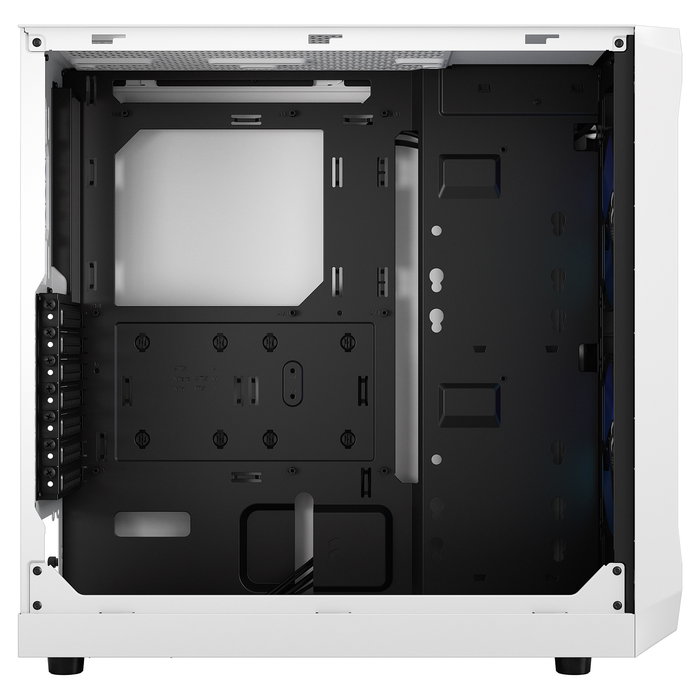 Fractal Design Focus 2 RGB White Torre para PC con Ventana de Vidrio Templado y Control RGB