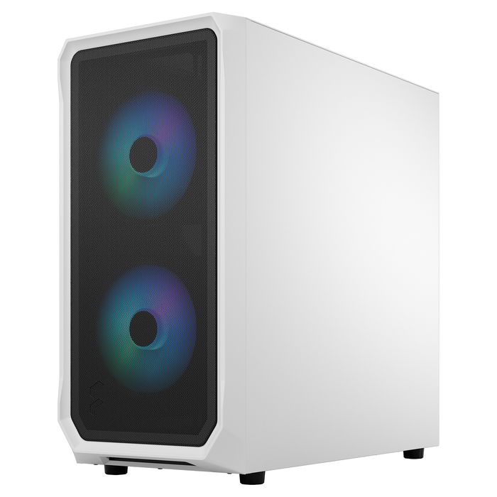 Fractal Design Focus 2 RGB White Torre para PC con Ventana de Vidrio Templado y Control RGB