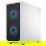 Fractal Design Focus 2 RGB White Torre para PC con Ventana de Vidrio Templado y Control RGB