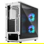 Fractal Design Focus 2 RGB White Torre para PC con Ventana de Vidrio Templado y Control RGB