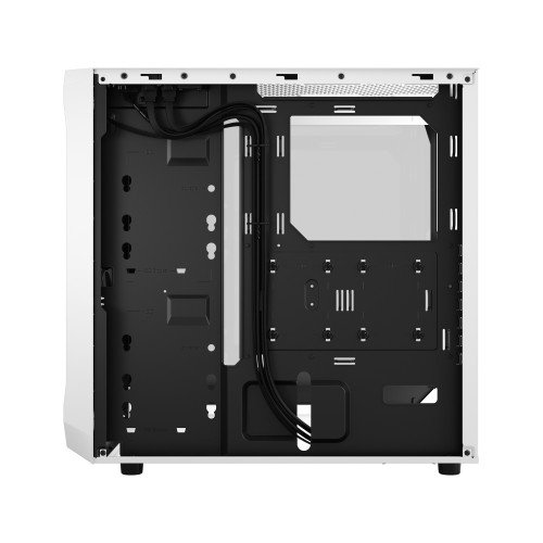 Fractal Design FD-C-FOC2A-04 Focus 2 Caja de PC Torre Blanca ATX, micro ATX, Mini-ITX con Ventana Lateral y RGB