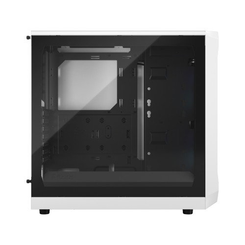 Fractal Design FD-C-FOC2A-04 Focus 2 Caja de PC Torre Blanca ATX, micro ATX, Mini-ITX con Ventana Lateral y RGB
