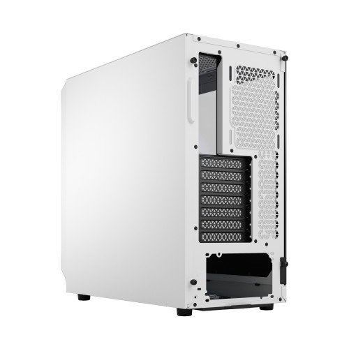Fractal Design FD-C-FOC2A-04 Focus 2 Caja de PC Torre Blanca ATX, micro ATX, Mini-ITX con Ventana Lateral y RGB