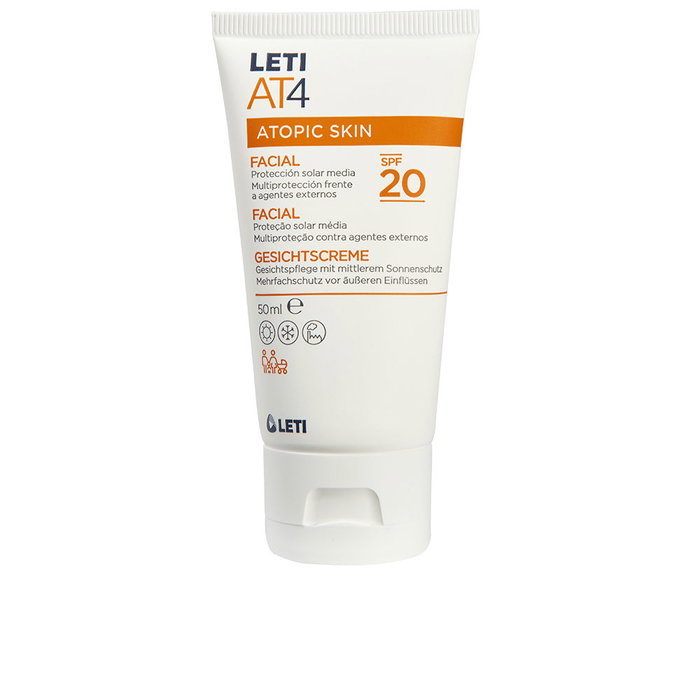 Leti Pharma LETIAT4 ATOPIC SKIN crema facial SPF20 50 ml Leti Pharma LETIAT4 ATOPIC SKIN crema facial SPF20 50 ml