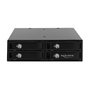 DeLOCK 47233 Rack móvil para 4 x 2.5 pulg SATA/SAS HDD/SSD 12 Gb/s