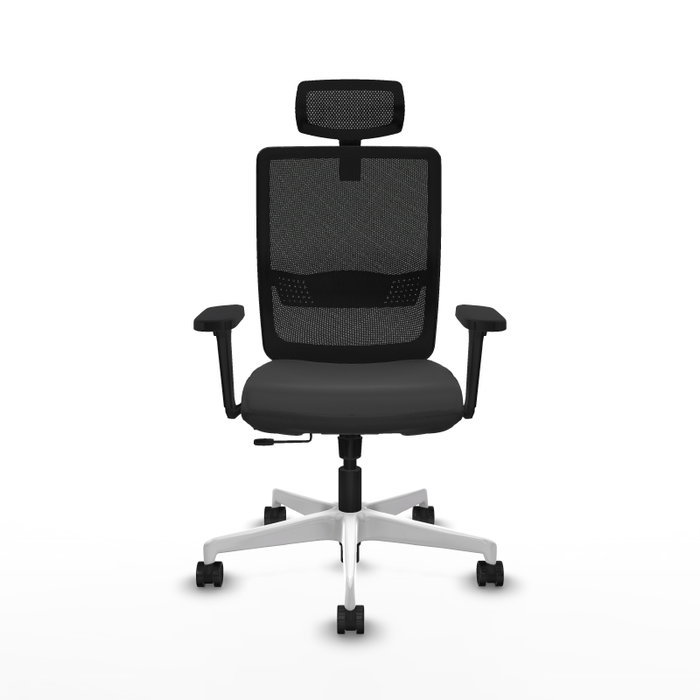 PIQUERAS Y CRESPO Silla de oficina Haches Gris oscuro y Negro PIQUERAS Y CRESPO Silla de oficina Haches Gris oscuro y Negro