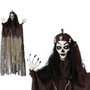 Atosa Gitana Colgante Fantasma de 120 cm con Ojos con Luz y Vestido Marrón