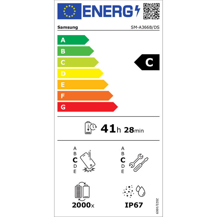 Smartphone Samsung A36 SM-A366B 6,7" 8 GB RAM 256 GB Blanco