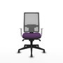 PIQUERAS Y CRESPO Silla de oficina Horna con mecanismo Sincro, Morado y Gris