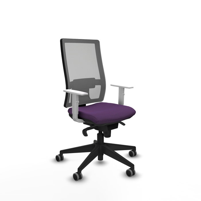 PIQUERAS Y CRESPO Silla de oficina Horna con mecanismo Sincro, Morado y Gris PIQUERAS Y CRESPO Silla de oficina Horna con mecanismo Sincro, Morado y Gris