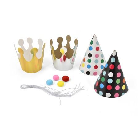 Croci Party Set Gorros 6 Piezas 3 Unidades Croci Party Set Gorros 6 Piezas 3 Unidades
