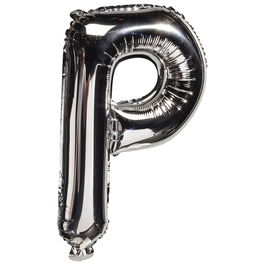 Party Time Globo Letra Plateado 35 cm