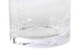 DKD Home Decor Vaso Cristal Transparente 8.4 x 9 x 8.4 cm Capacidad 360ml Set de 6 Piezas Apto Microondas y Lavavajillas