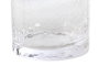 DKD Home Decor Set de 6 Vasos de Cristal con Relieve de 360ml