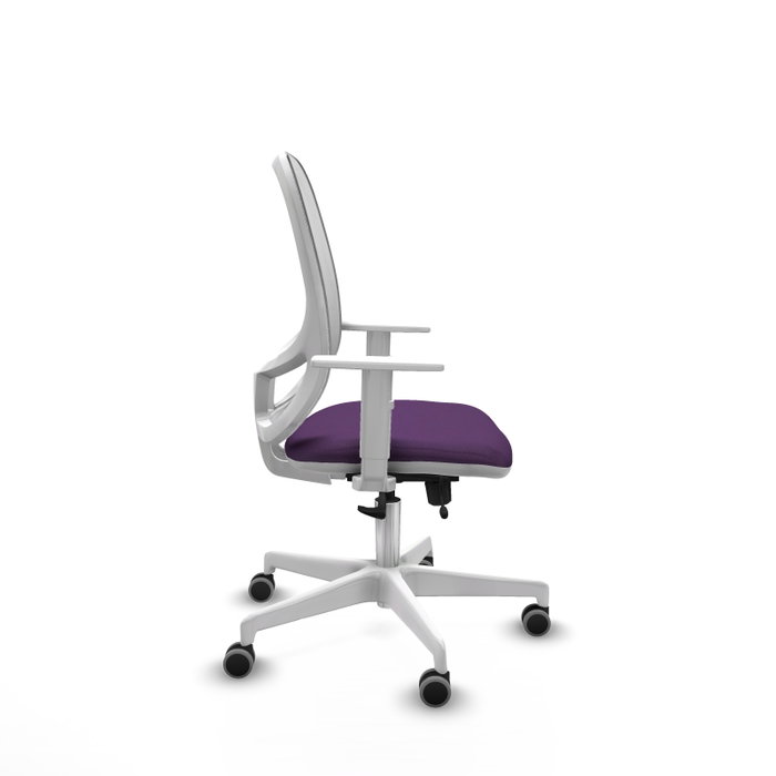 PIQUERAS Y CRESPO Silla de oficina Cilanco Morada con Malla Blanca PIQUERAS Y CRESPO Silla de oficina Cilanco Morada con Malla Blanca