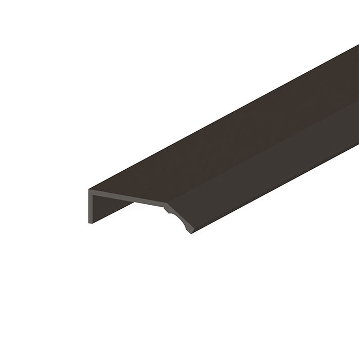 Herrajes ALK Perfil Tirador Aluminio Capri 2,70 m Acabado Gris Herrajes ALK Perfil Tirador Aluminio Capri 2,70 m Acabado Gris