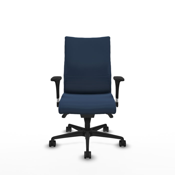 PIQUERAS Y CRESPO Silla Albacete Confidente con Mecanismo Sincro, Similpiel Azul Marino PIQUERAS Y CRESPO Silla Albacete Confidente con Mecanismo Sincro, Similpiel Azul Marino