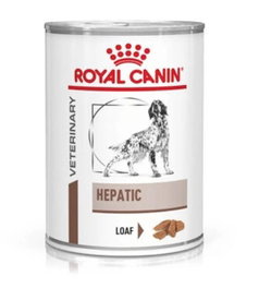 Royal Canin Royal Vet Canine Hepatic Pate Caja 12x420 gr