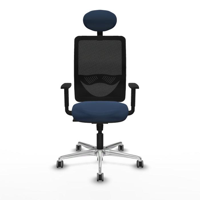 PIQUERAS Y CRESPO Silla de oficina Zulema con mecanismo Sincro Azul marino PIQUERAS Y CRESPO Silla de oficina Zulema con mecanismo Sincro Azul marino