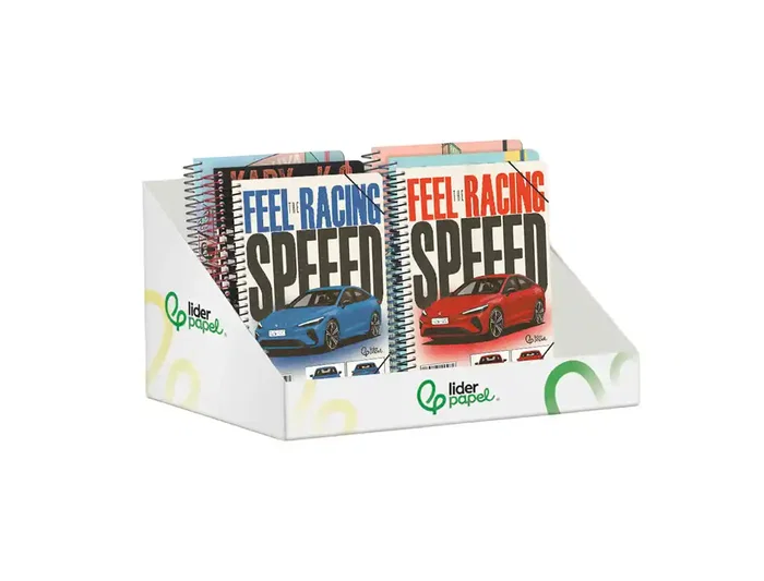 Liderpapel Agenda Escolar 2026-2027 Fantasy B A5 Día Página Bilingüe 80g Papel FSC Surtido 6 Unidades