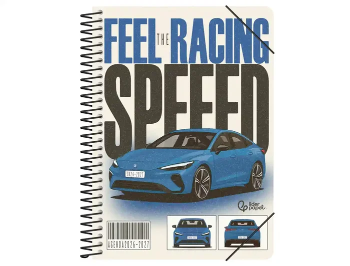 Liderpapel Agenda Escolar 2026-2027 Fantasy B A5 Día Página Bilingüe 80g Papel FSC Surtido 6 Unidades