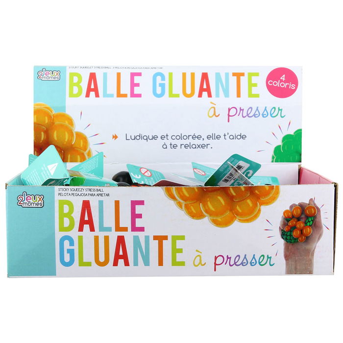 Jeux 2 momes Pelota Deformable Seche Pleure Antiestrés Divertida Bola Viscosa 5.5cm