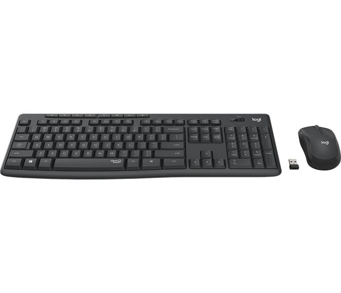 Logitech Combo Inalámbrico Silencioso MK295 con Teclado Full-Size y Ratón, Tecnología Silent Touch, Conexión 2.4GHz, Diseño Resistente a Salpicaduras Logitech Combo Inalámbrico Silencioso MK295 con Teclado Full-Size y Ratón, Tecnología Silent Touch, Conexión 2.4GHz, Diseño Resistente a Salpicaduras