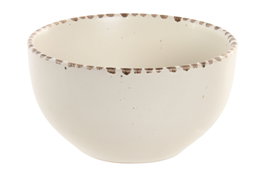DKD Home Decor Set de 6 Cuencos de Gres Beige 14,5x14,5x7,5 cm