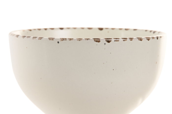 DKD Home Decor Set de 6 Cuencos de Gres Beige 14,5x14,5x7,5 cm