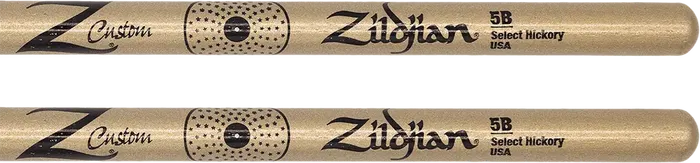 Zildjian Baquetas Z Custom Le 5B Nylon Gold Chroma Edición Limitada para Batería