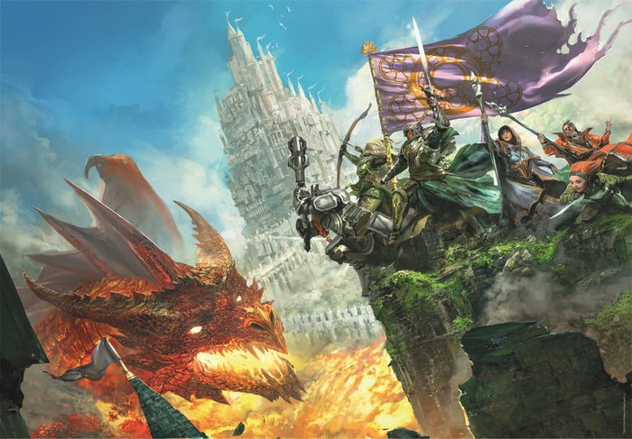 Clementoni Puzzle Dungeons & Dragons Attack of the Dragon (500 piezas)