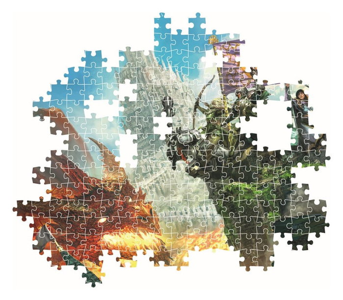 Clementoni Puzzle Dungeons & Dragons Attack of the Dragon (500 piezas)