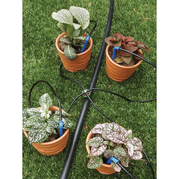 Aqua Control Kit Stopper con Estaca 8 l/h Autocompensado y Antidrenante Aqua Control Kit Stopper con Estaca 8 l/h Autocompensado y Antidrenante