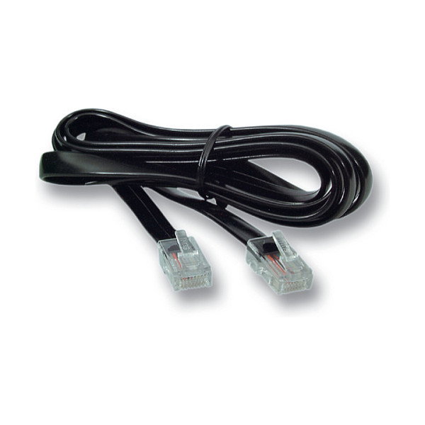 EFB Elektronik Cable telefónico K2402SW.10, 2 x RJ10 (4/4), 10 m, Negro EFB Elektronik Cable telefónico K2402SW.10, 2 x RJ10 (4/4), 10 m, Negro