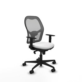 PIQUERAS Y CRESPO Silla de oficina Jorquera Gris y Blanca