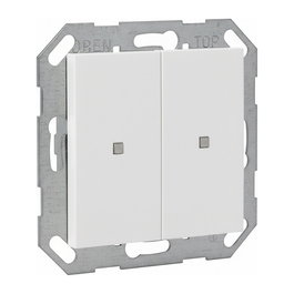 GIRA 517303 KNX Taster Wippe 2f System 55 Reinweiß