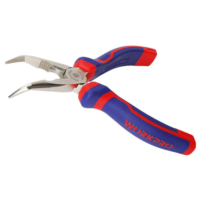 Workpro Alicates de punta curva 160 mm